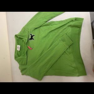Black Dog Green Quater Zip